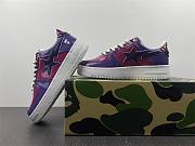 A Bathing Ape Bape Sta Low Color Camo Combo Purple - 5