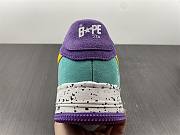 A Bathing Ape Bape Sta Teal Brown Yellow Suede - 3