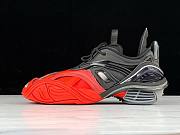 Balenciaga Tyrex Rubber Sneaker Black Red - 4