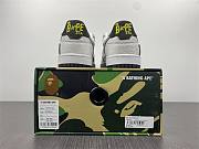 A Bathing Ape Bape SK8 Sta White Silver - 6