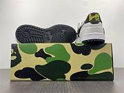 A Bathing Ape Bape SK8 Sta White Silver - 5