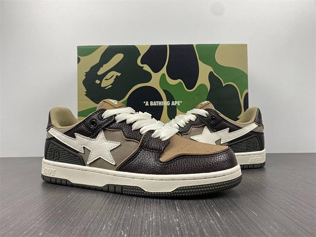 A Bathing Ape Bape SK8 Sta Beige - 1