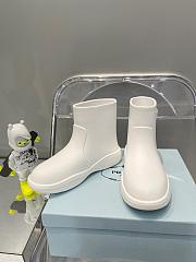 Prada White Rubber booties 1T859M_3LKD_F0009_F_025 - 3