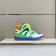 Gucci Demetra Basket Sneaker White Green  - 5