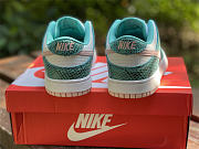 Nike Dunk Low Snakeskin Washed Teal Bleached Coral DR8577-300 - 3