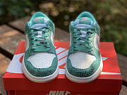 Nike Dunk Low Snakeskin Washed Teal Bleached Coral DR8577-300 - 5