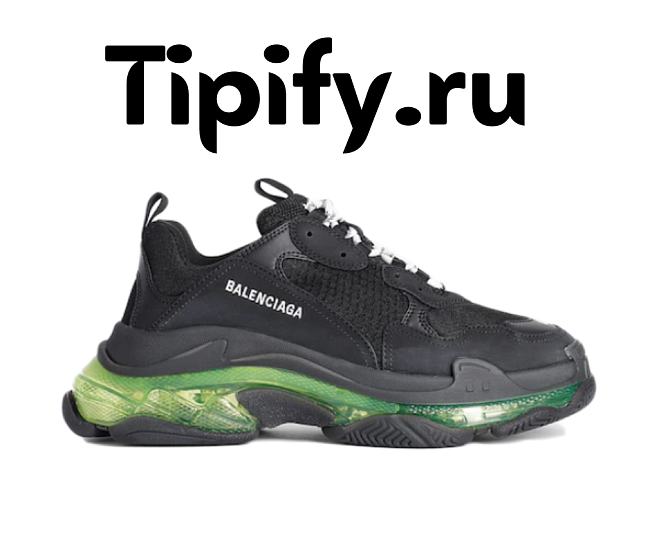 Balenciaga Triple S Black Yellow Fluo 541624 W09ON 1047 - 1