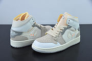 Air Jordan 1 Mid SE Craft Inside Out White Grey DM9652-100 - 5