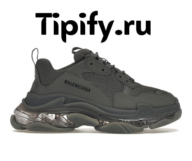 Balenciaga Triple S Clear Sole Dark Grey 541624W2GA11801 - 1