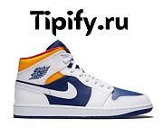 Air Jordan 1 Mid Royal Blue Laser Orange  554724-131 - 1