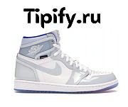  Air Jordan 1 Retro High Zoom White Racer Blue CK6637-104 - 1