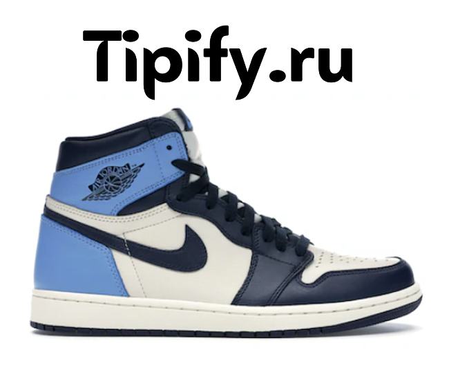 Air Jordan 1 Retro High Obsidian UNC 555088-140 - 1