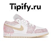 Air Jordan 1 Low Paint Drip (GS) CW7104-601  - 1