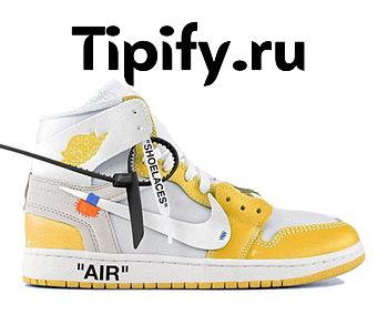 Air Jordan 1 High Off-White Canary Yellow AQ0818-149