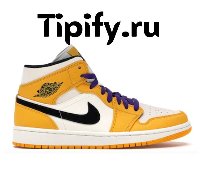 Air Jordan 1 Mid SE Lakers 852542-700 - 1