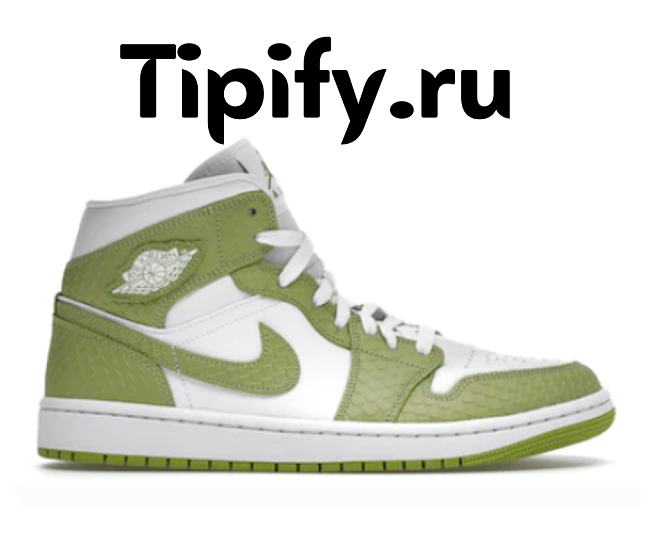 Air Jordan 1 Mid Green Python (W) DV2959-113 - 1