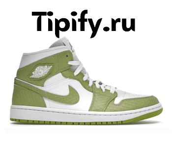 Air Jordan 1 Mid Green Python (W) DV2959-113