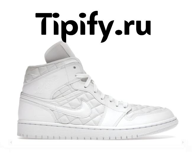 Air Jordan 1 Mid Quilted White (W) DB6078-100 - 1