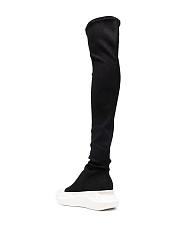 Rick Owens DRKSHDW Over The Knee Denim Boots - 4