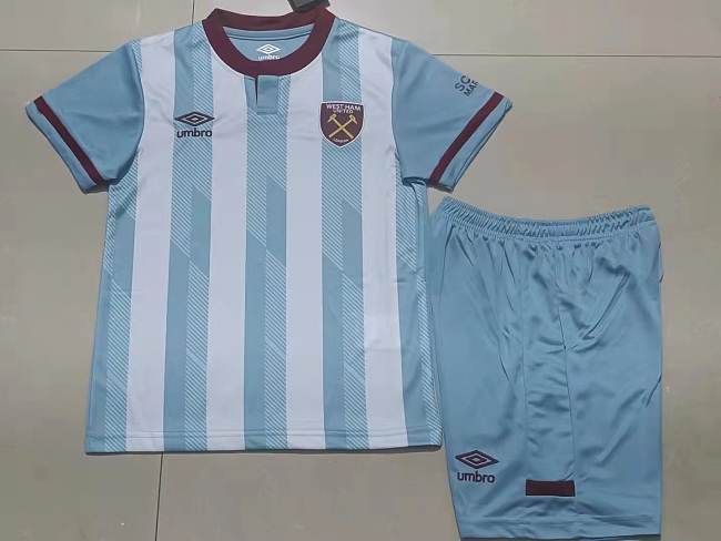 West Ham away Kids Adult soccer kits uniforms - 1