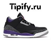 Air Jordan 3 Retro Black Court Purple CT8532-050 - 1