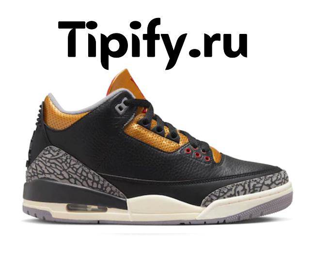 Air Jordan 3 Retro Black Cement Gold (W) CK9246-067 - 1