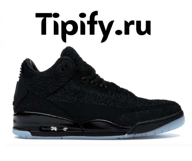 Air Jordan 3 Retro Flyknit Black AQ1005-001 - 1