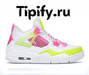 Air Jordan 4 Retro White Lemon Pink (GS) CV7808-100  - 1