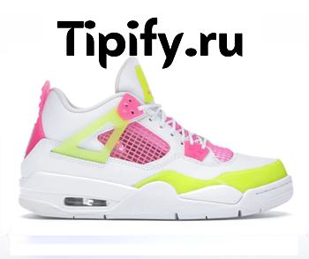 Air Jordan 4 Retro White Lemon Pink (GS) CV7808-100 