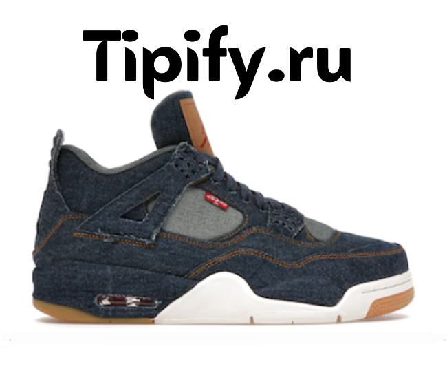 Air Jordan 4 Retro Levi's Denim (Tag with Levi's Logo) AO2571-401 - 1