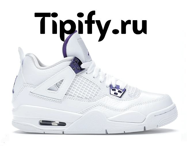 Air Jordan 4 Retro Metallic Purple (GS) 408452-115 - 1