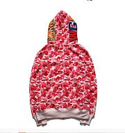 BAPE ABC Camo Shark Full Zip Hoodie Pink - 3