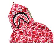 BAPE ABC Camo Shark Full Zip Hoodie Pink - 2