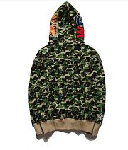 BAPE ABC Camo Shark Full Zip Hoodie Green - 6