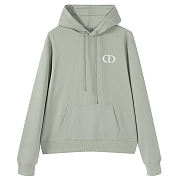 Dior CD Icon Hooded Sweatshirt Green - 4