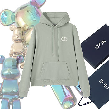 Dior CD Icon Hooded Sweatshirt Green