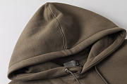 Dior CD Icon Hooded Sweatshirt Brown - 3