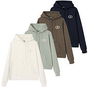 Dior CD Icon Hooded Sweatshirt White - 6