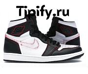 Air Jordan 1 Retro High Defiant White Black Gym Red CD6579-071 - 1