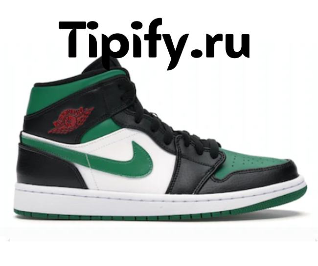 Air Jordan 1 Mid Green Toe 554724-067 - 1