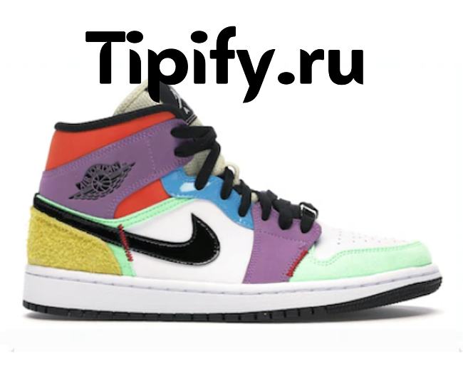 Air Jordan 1 Mid SE Multi-Color (W) CW1140-100 - 1