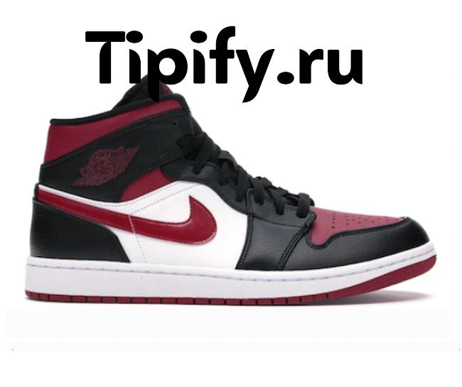 AIR Jordan 1 Mid Bred Toe 554724-066 - 1