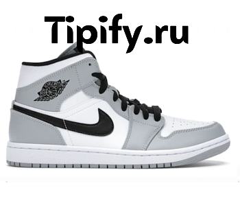 Air Jordan 1 Mid Light Smoke Grey 554724-092 