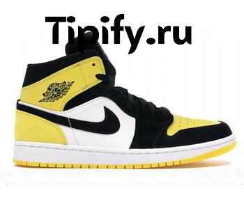 Air Jordan 1 Mid Yellow Toe Black 852542-071