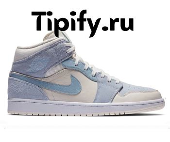 Air Jordan 1 Mid Mixed Textures Blue DA4666-100