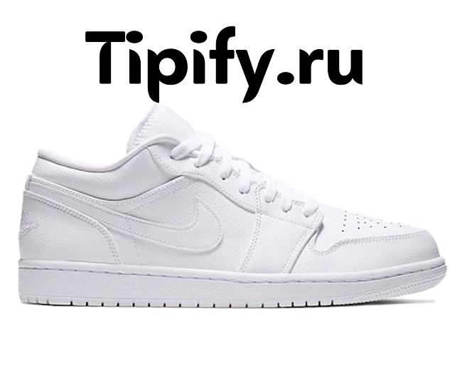 Air Jordan 1 Low Triple White  553558-112 - 1