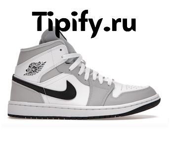 Air Jordan 1 Mid Light Smoke Grey (W) BQ6472-015