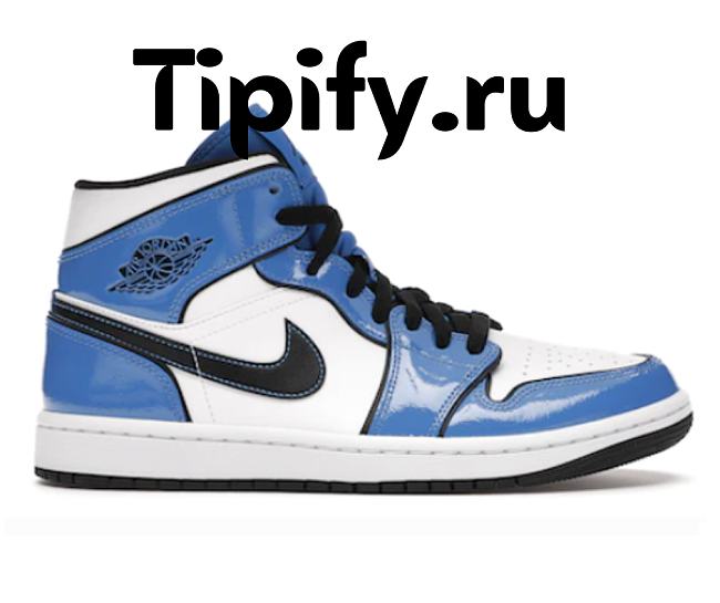 Air Jordan 1 Mid Signal Blue DD6834-402 - 1