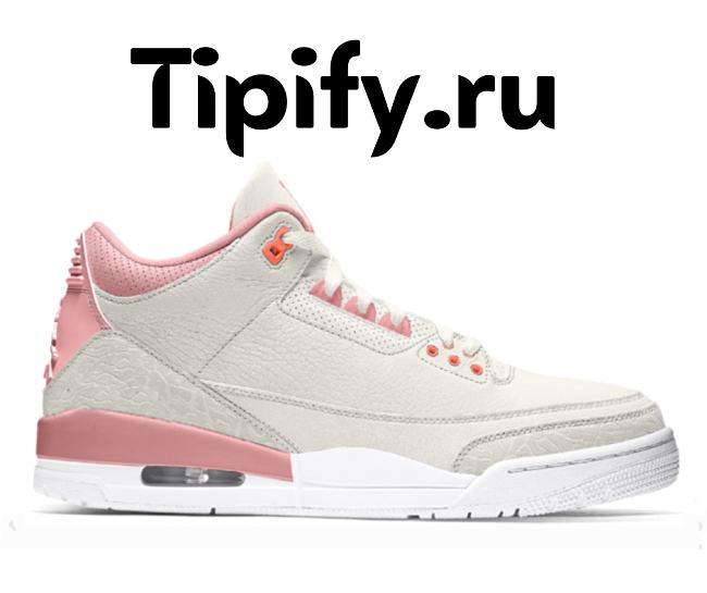 Air Jordan 3 Retro Sail Rust Pink (W) CK9246-116 - 1