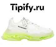 Balenciaga Triple S Clear Sole White Fluo Yellow (W) 544351W2FR19073  - 1